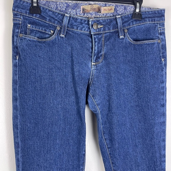 Paige Blue Heights Skinny Jeans Size 29 - Picture 2 of 6